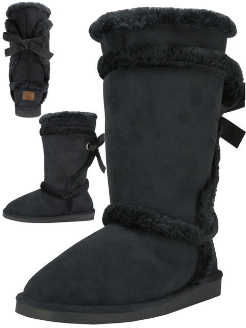S5590L - Women's Microfiber Faux Fur Lining Warm Boots