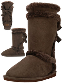 S5590L - Women's Microfiber Faux Fur Lining Warm Boots
