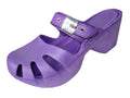 S5800G - Girl's Wedge Clog Sandals Purple (S5800G-Purple) S5800G-Purple-11TO4