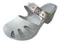 S5800L - Women's Wedge Clog Sandals Silver (S5800L-S) S5800L-S-5TO10