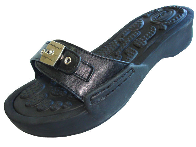S5900L - Women's Slide Sandal with Buckle