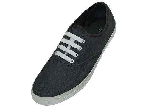 S656L - Women's Chambray Upper Lace Shoes