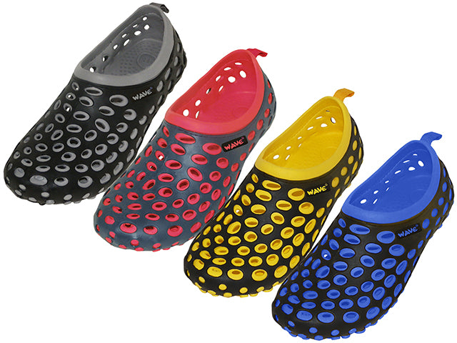 S6680-M - Wholesale Men's "Wave"  Soft Light Weight Double Mold Clogs / Water Shoes