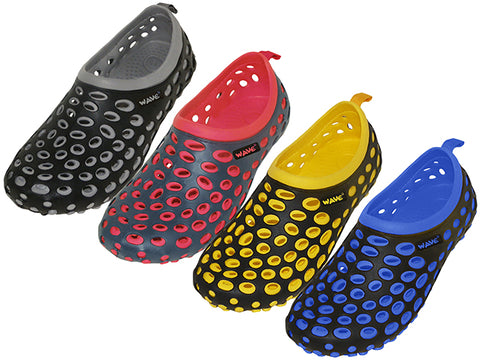 S6680-M - Wholesale Men's "Wave"  Soft Light Weight Double Mold Clogs / Water Shoes