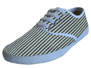 S794L - Women's Seersucker Printed Lace Canvas Shoes