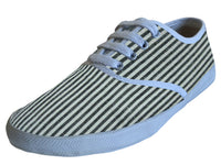 S794L - Women's Seersucker Printed Lace Canvas Shoes