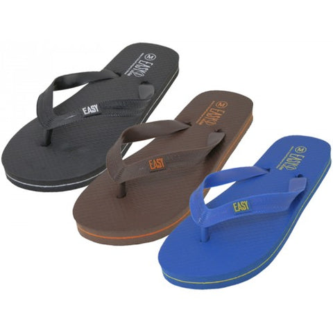 S8069-Y - Youth's "Easy USA" Soft Comfortable Rubber Zori Flip Flops