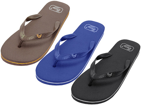 S8069-M - Men's "Easy USA" Super Soft Comfortable Rubber Zori Flip Flops