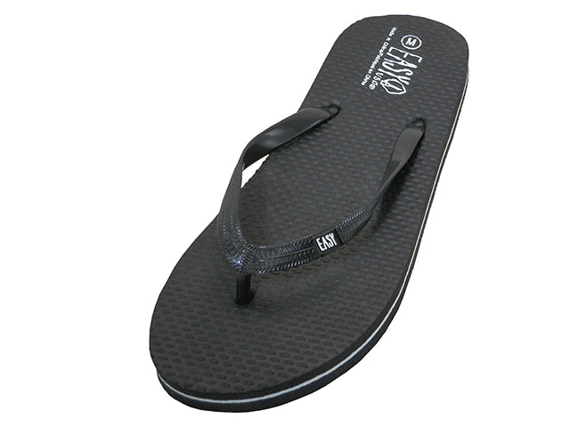 S8069M-BB - Wholesale Men's "Easy USA" Super Soft Comfortable Rubber Thong Zori / Flip Flops