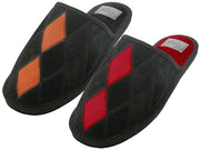 S808-L - Wholesale Women's "Easy USA" Close Toe Leather Patch Upper House Slippers