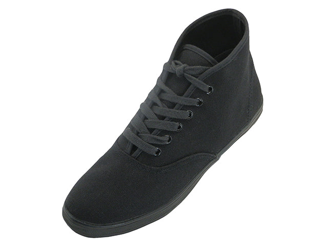 8863L-BB - Wholesale Women's " Easy USA " High Top Comfortable Casual Lace Up Shoes