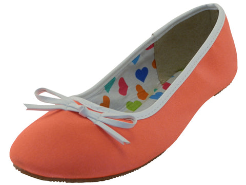S9700L - Women's "Easy USA" Satin Ballet Flat Shoes