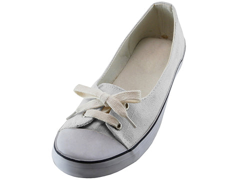 SS0580L - Women's "Easy USA" Lace Up Casual Canvas Shoes