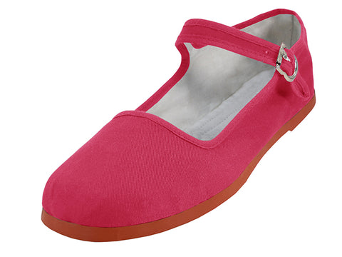 T2-114L - Women's "Easy USA" Cotton Upper Classic Mary Jane Shoes