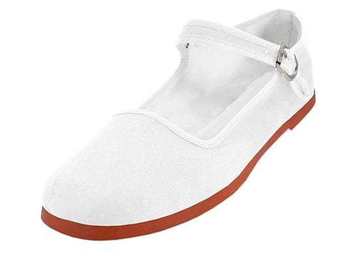 T2-114L - Women's "Easy USA" Cotton Upper Classic Mary Jane Shoes