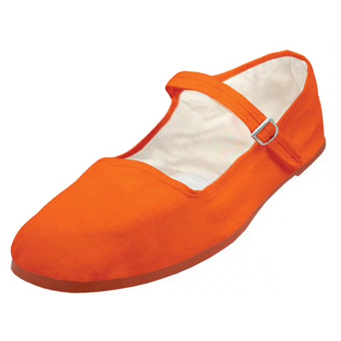T2-114C - Zapatos clásicos Mary Jane de algodón "Easy USA" para jóvenes