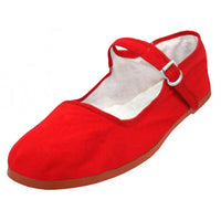 T2-114C - Youth's "Easy USA" Cotton Upper Classic Mary Jane Shoes