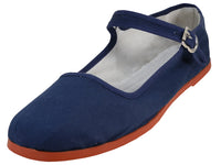 T2-114L - Women's "Easy USA" Cotton Upper Classic Mary Jane Shoes