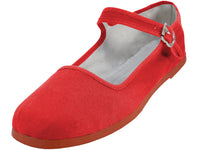 T2-114L - Women's "Easy USA" Cotton Upper Classic Mary Jane Shoes