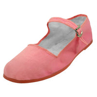 T2-114C - Youth's "Easy USA" Cotton Upper Classic Mary Jane Shoes