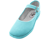 T2-115L - Women's "Easy USA" Comfortable Cotton Upper Mary Jane Shoes