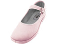 T2-115L - Women's "Easy USA" Comfortable Cotton Upper Mary Jane Shoes Pink (T2-115L-P) T2-115L-P-9TO11