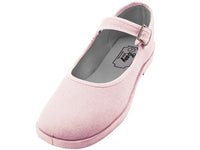 T2-115L - Women's "Easy USA" Comfortable Cotton Upper Mary Jane Shoes