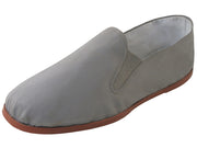 T2-505-M - Wholesale Men's Slip on Twin Gore Cotton Upper with Rubber Out Sole Kung Fu / Tai Chi Shoes