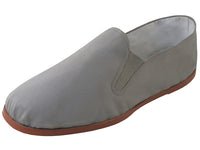 T2-505-M - Wholesale Men's Slip on Twin Gore Cotton Upper with Rubber Out Sole Kung Fu / Tai Chi Shoes