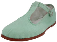 T5-777 - Women's T-Strap Cotton Upper Classic Mary Jane Shoes