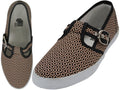 U245L - Women's T-Strap Canvas Shoes Micro D, Print (U245L-MICRO D. RPINT) U245L-MICRO D. RPINT-6TO10