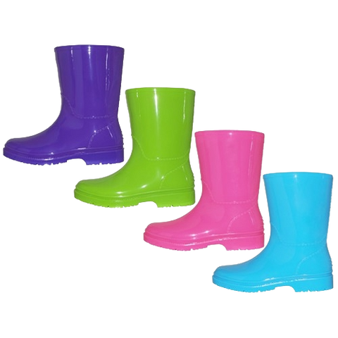 RB-66-A - Youth's "EasyUSA" Waterproof Soft Rubber Rain Boots