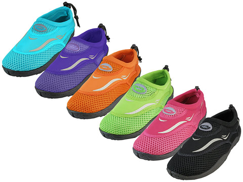 W1182L-A - Wholesale Women's "Wave" Nylon Upper With TPR. Outsole Water Shoes