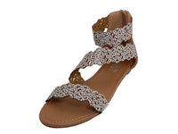 W5200L - Women's "Easy USA" Soft Floral Design Upper Sandals