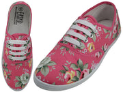 W5209 - Wholesale Women's "Easy USA" Canvas Lace Up Shoes