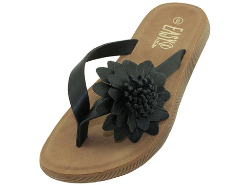 W5223L - Women's "Easy USA" Flower Upper Soft Sandals
