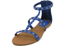 W6500L - Women's "Easy USA" Braid Gladiator Sandals