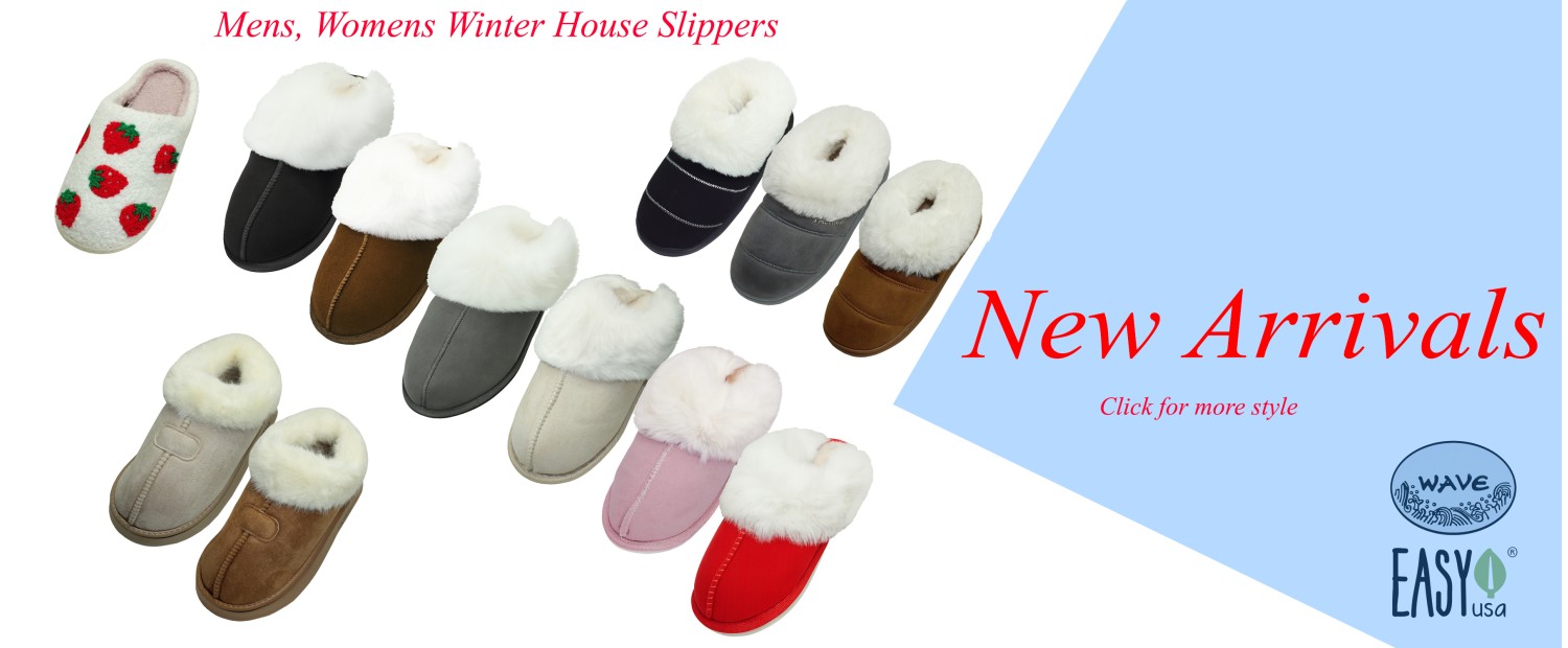 New Arrivals: Women & Men Faux Fur Slippers