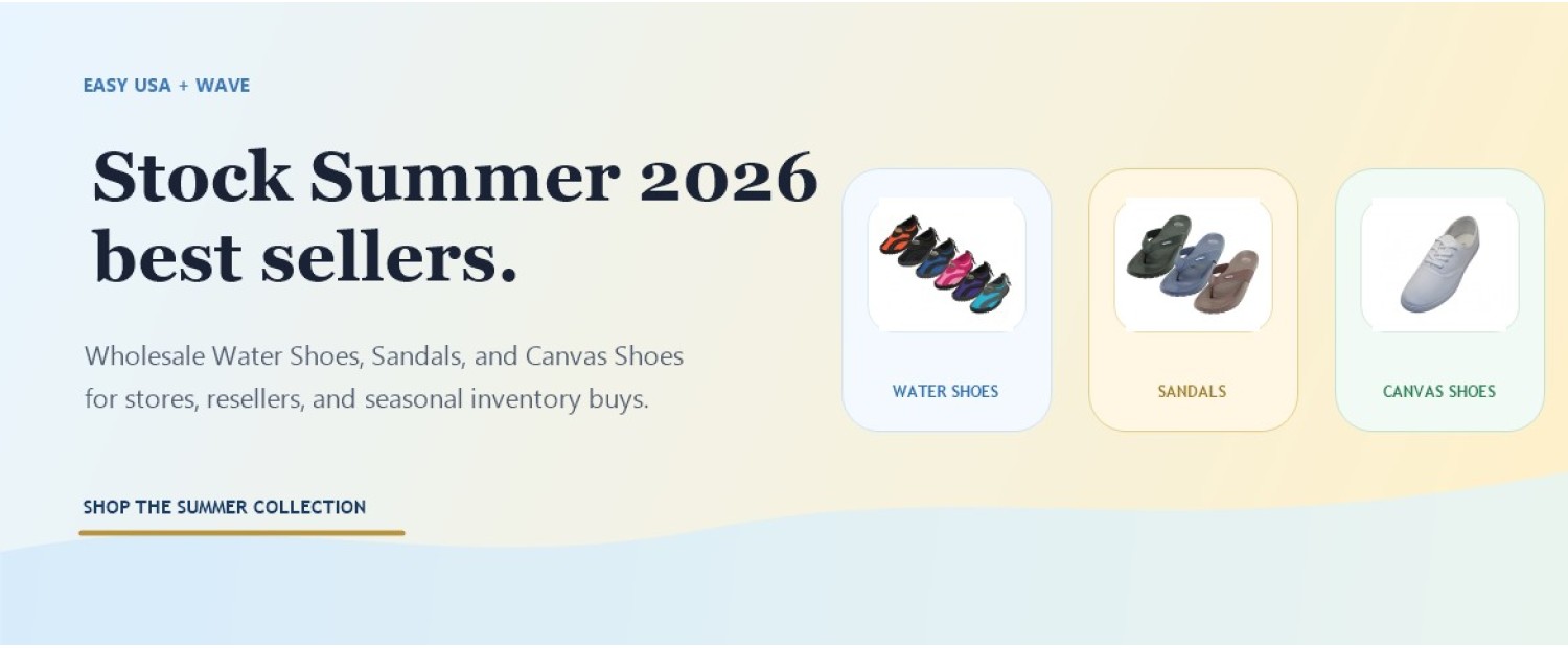 Wholesale Summer Footwear