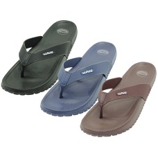 M7712 - Wholesale Men's "Wave" Thong Sandals