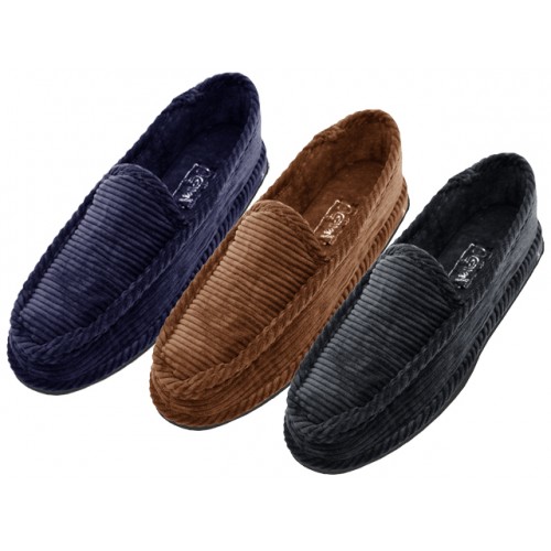 mens corduroy house slippers