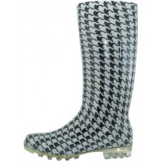 RB-25 - Wholesale Women's "Easy USA" 13½ Inches Super Soft Rubber Rain Boots *Last Case