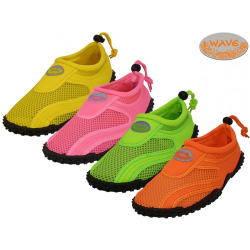 orange water shoes