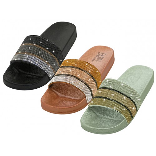 rhinestone slide sandals wholesale