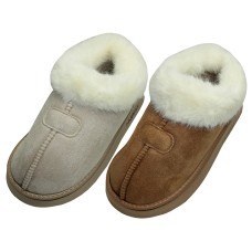 W3160LA Wholesale Women's Quilted Insulted with Fur cuff Winter warm Shoes (Asst. Bronw & Beige)