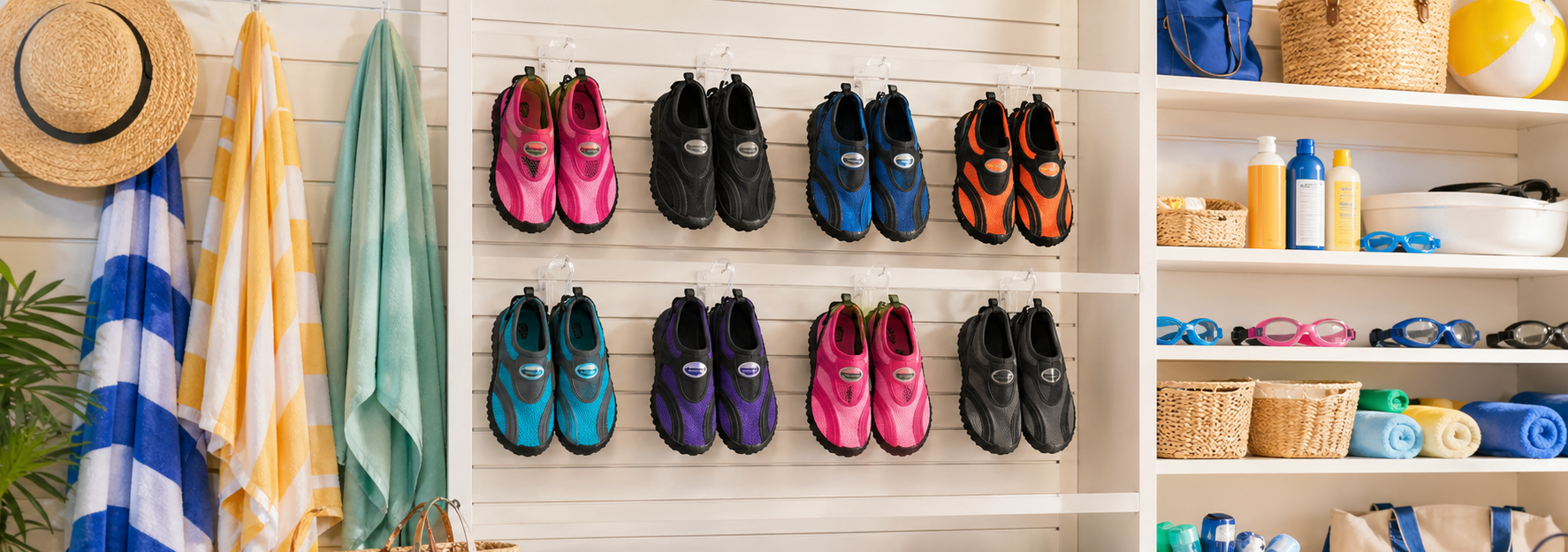 Colorful water shoes for wholesale buyers